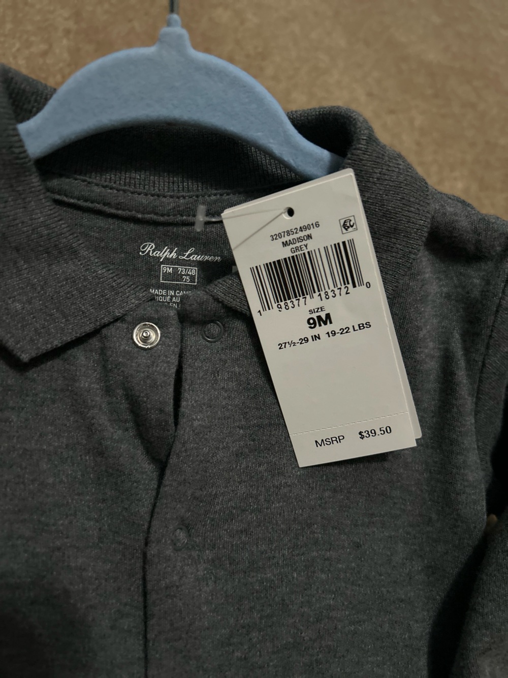 Polo Ralph Lauren
Baby Boys Cotton Classic Polo Coverall 4 jumpsuits (9 months) - Picture 7 of 8